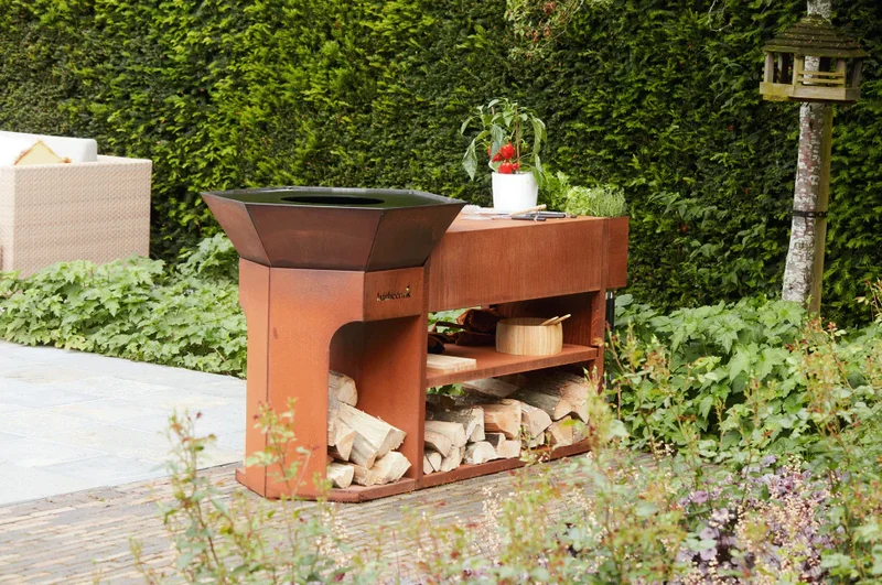 Barbecue Aço Corten Barbecook NESTOR Island