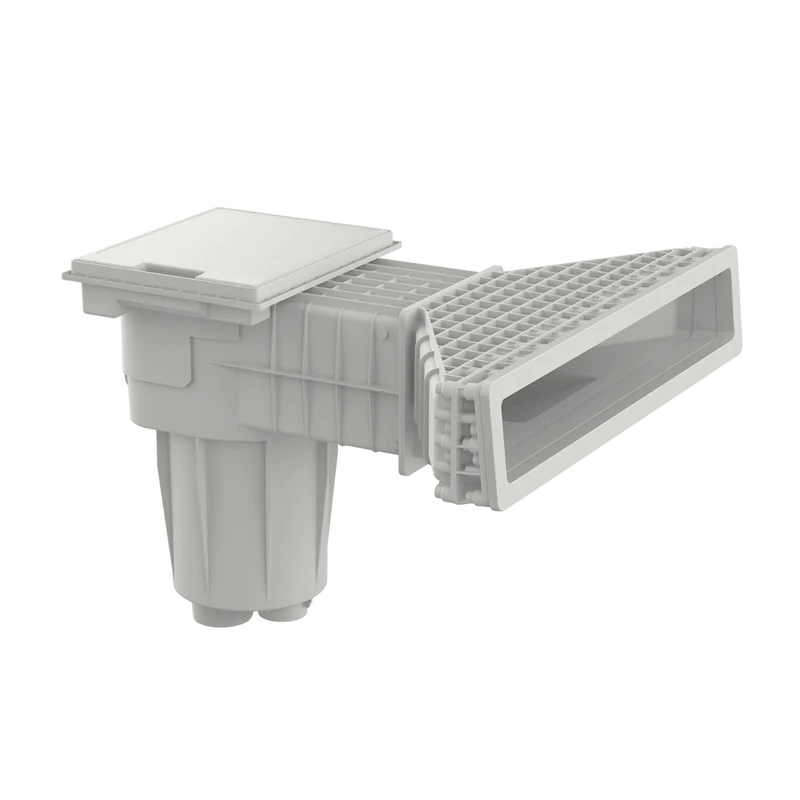 Skimmer Hayward X-Pro 600 para piscina de hormigón, boca 600 mm, blanco – X600CW