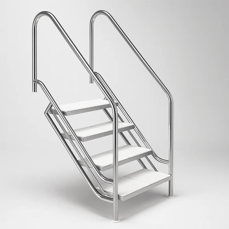 Astralpool Escalera para piscina pública 6 peldaños A-970
