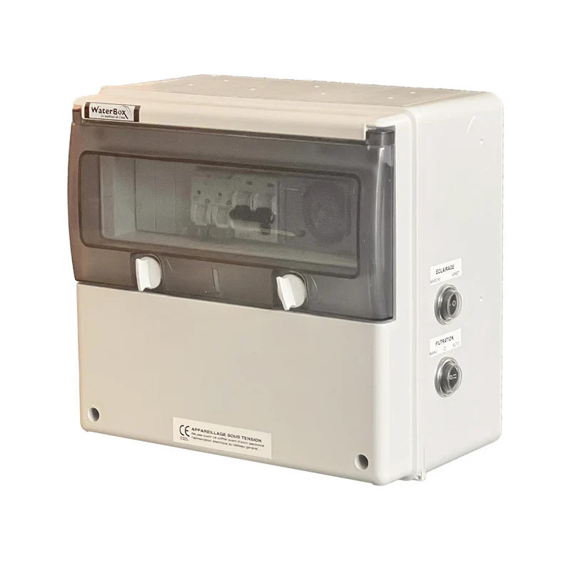 Coffret électrique Filtration + Projecteur