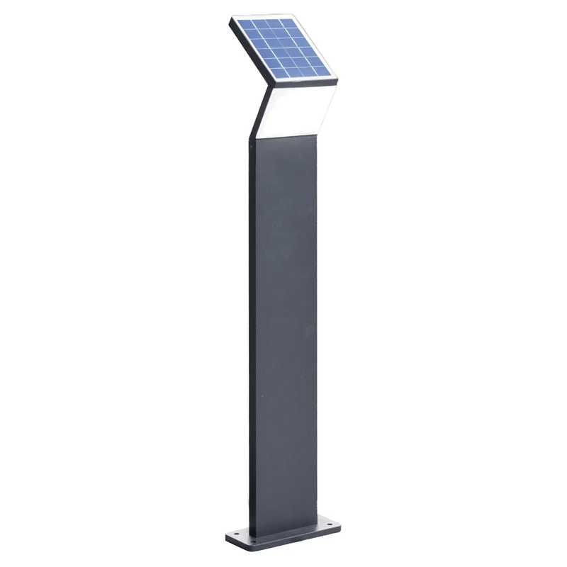 Borne solaire - blanc neutre - fonte d'aluminium