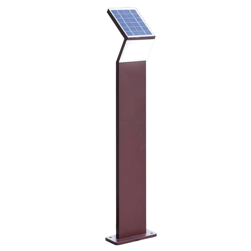 Borne solaire - blanc neutre - fonte d'aluminium