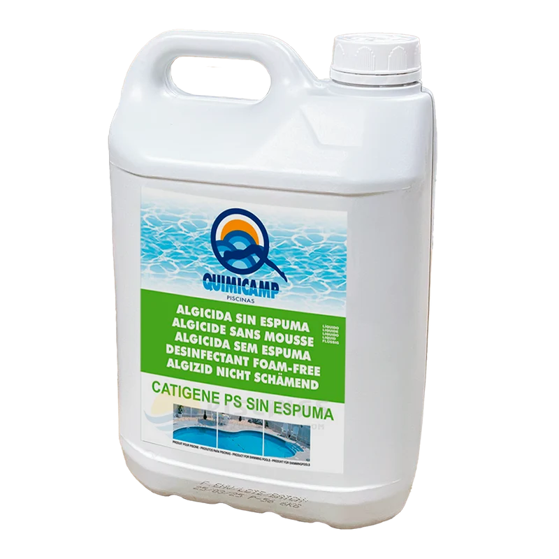 Catigene PS Sin Espuma 5 L – Antialgas para piscina y spa