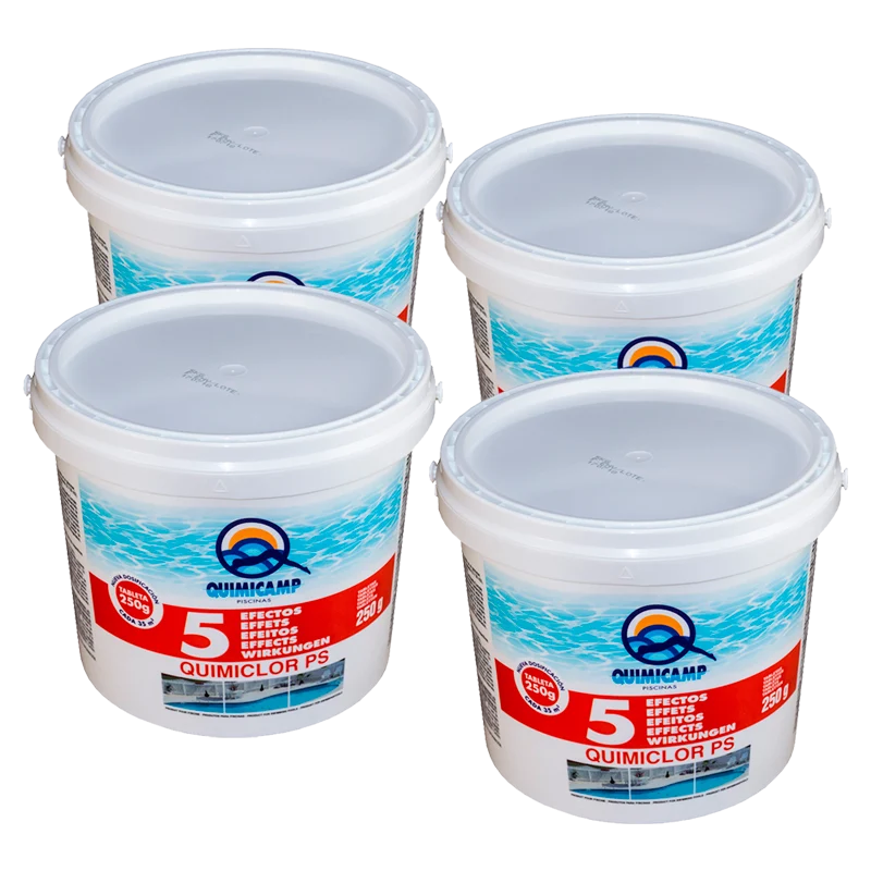 Pack 4 Quimiclor PS 5 Efectos Quimicamp 201805X4 – 4 × 5 kg
