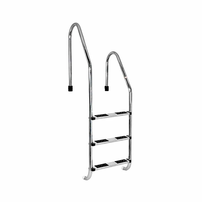 Escalera piscina asimétrica 3 peldaños AISI 316 – 520113F