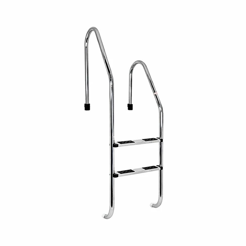 Escalera piscina asimétrica 2 peldaños AISI 316 – 520112F