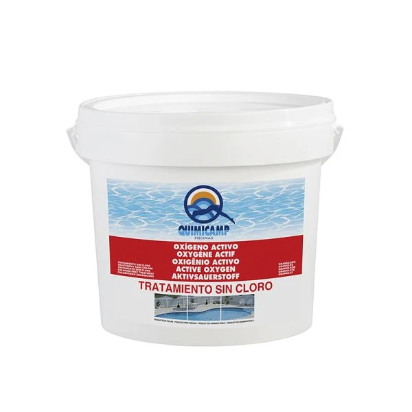 Oxígeno Activo Granulado Quimicamp 5 kg – Tratamiento sin cloro para piscinas