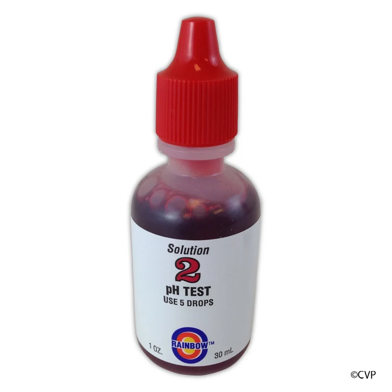 Pentair Rainbow Réactif #2 – Solution de Test pH (30 mL) – R161180
