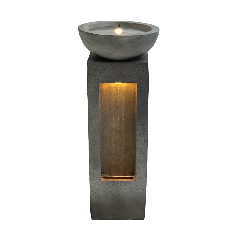 Fontaine de Jardin « Serenity Falls » Avec Éclairage LED