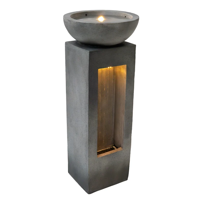 Fontaine de Jardin « Serenity Falls » Avec Éclairage LED