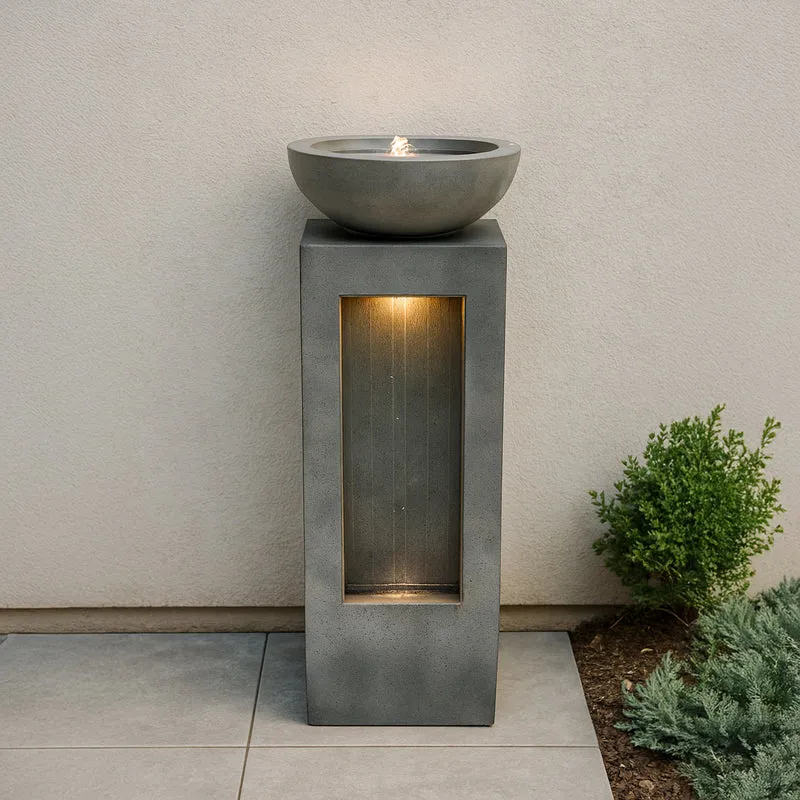 Fontaine de Jardin « Serenity Falls » Avec Éclairage LED