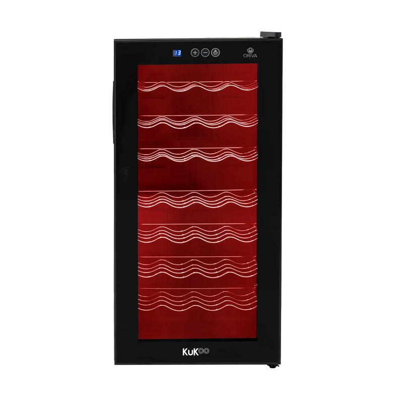 Oriva - Frigo Cave à Vin Commercial avec Éclairage LED