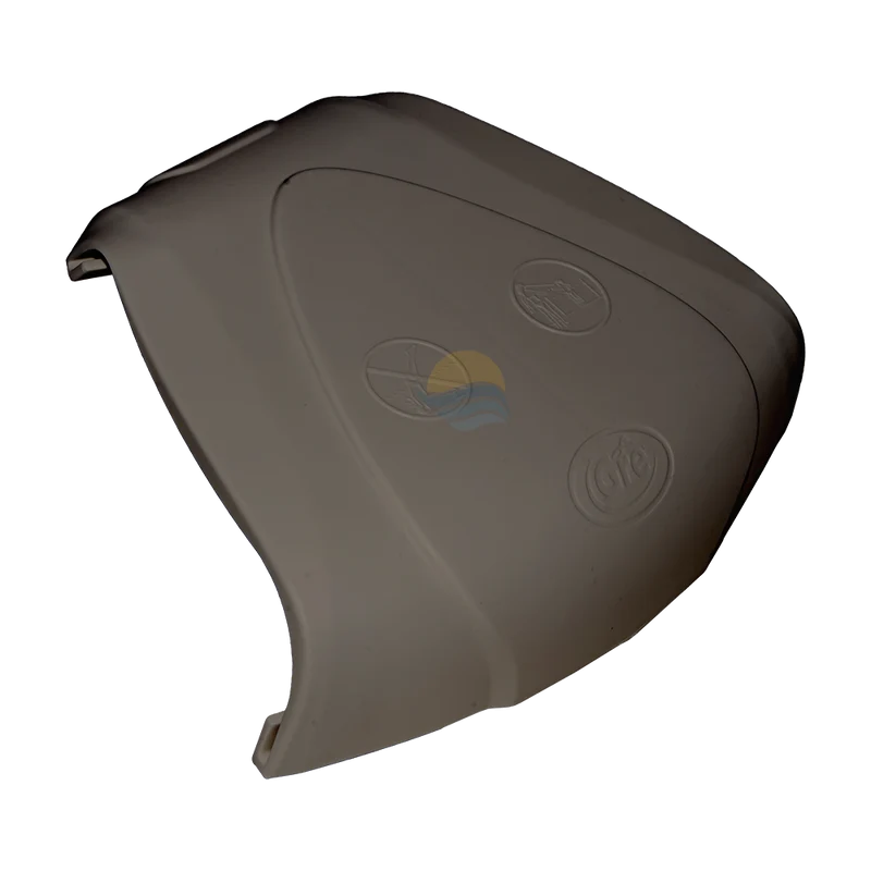 Protector de playa curvo grafito GRE 150 mm para piscinas elevadas – Ref. PIN1501GF