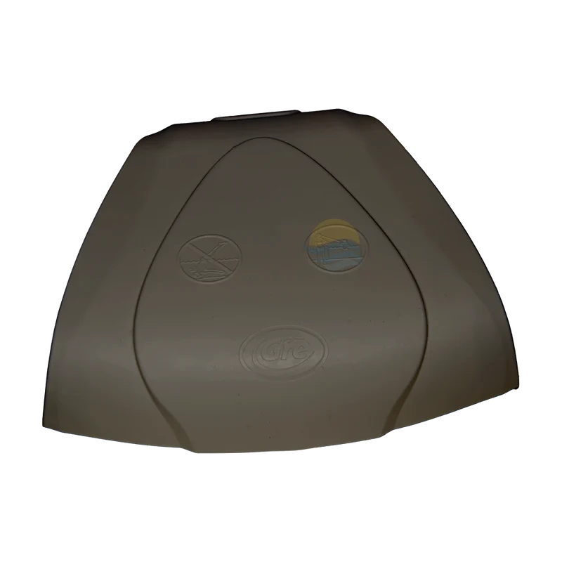 Protector de playa curvo grafito GRE 150 mm para piscinas elevadas – Ref. PIN1501GF