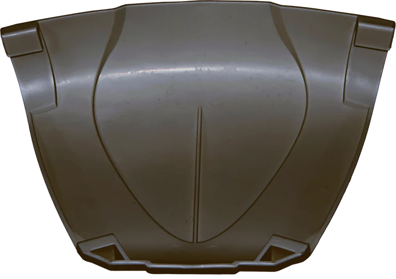 Protector de playa curvo grafito GRE 150 mm para piscinas elevadas – Ref. PIN1501GF