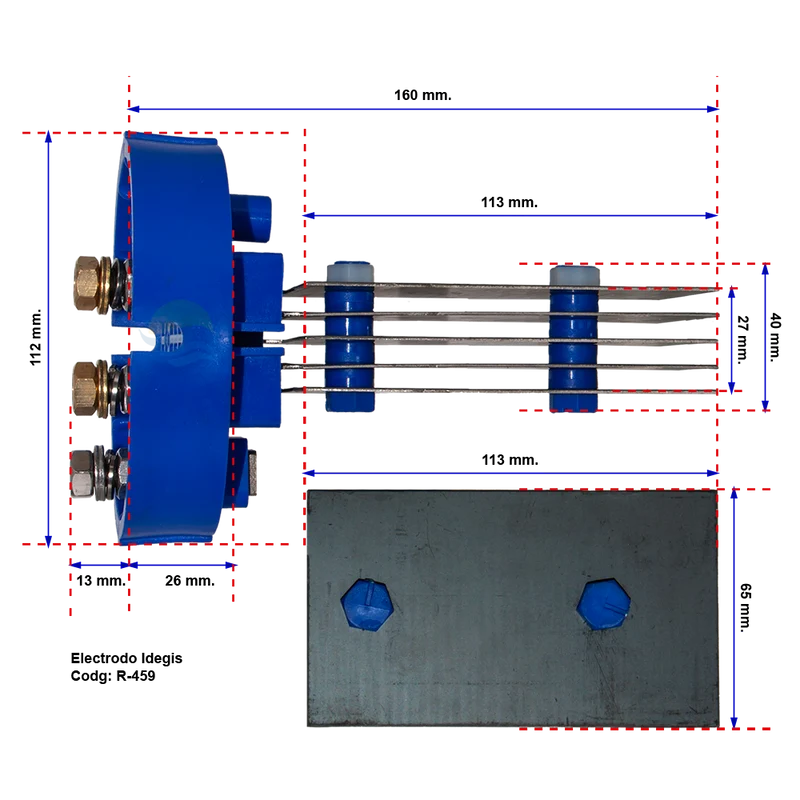 Electrodo Autolimpiable Idegis DT-12