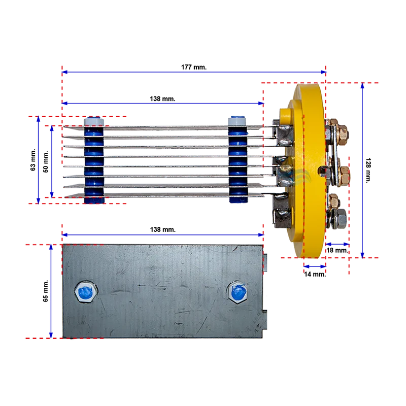 ELECTRODO ASTRALPOOL AUTOLIMPIANTE A-25, A-25PH