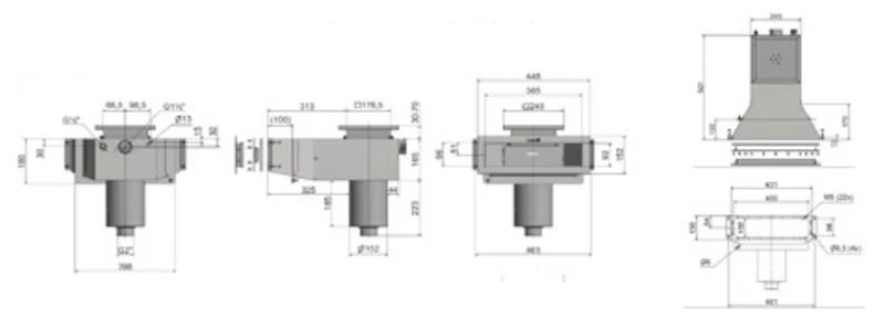 Skimmer Classic Wide AISI 316L (liner / betão) - 385 x 96 mm