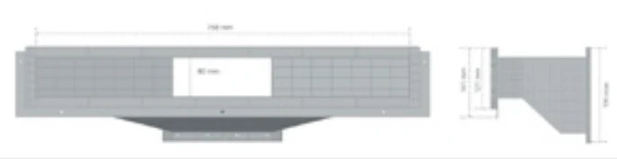 Skimmer Design A800i em ABS e AISI 316L para piscinas de liner / betão