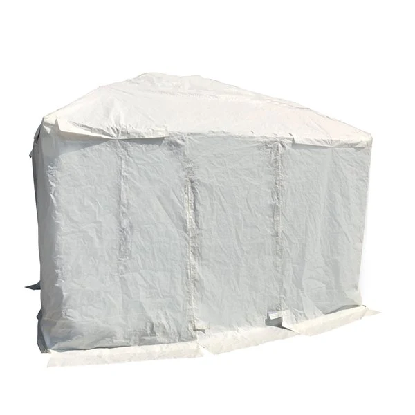 Toile hivernale pour gazebo Corriveau – Housse blanche 185 g/m²