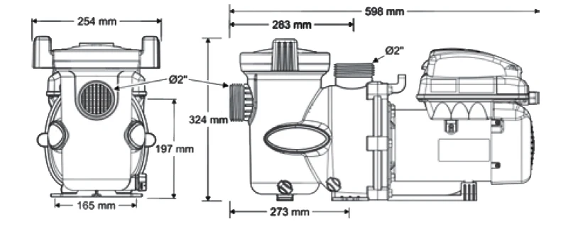 Bomba de Piscina Variable FloPro VS de Zodiac