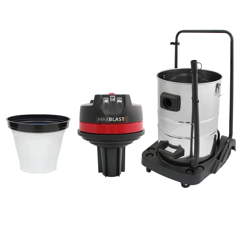 MAXBLAST Lot de Aspirateur Industriel 80 L, 4 Accessoires & 3 Sacs