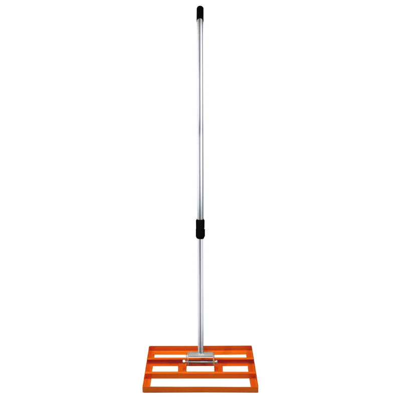 Ensemble 2-en-1 Scarificateur et Niveleur de Pelouse de 50 cm - Orange