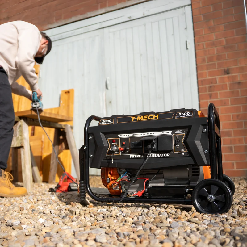 T-Mech Générateur à Essence 7 CV 3 300 W