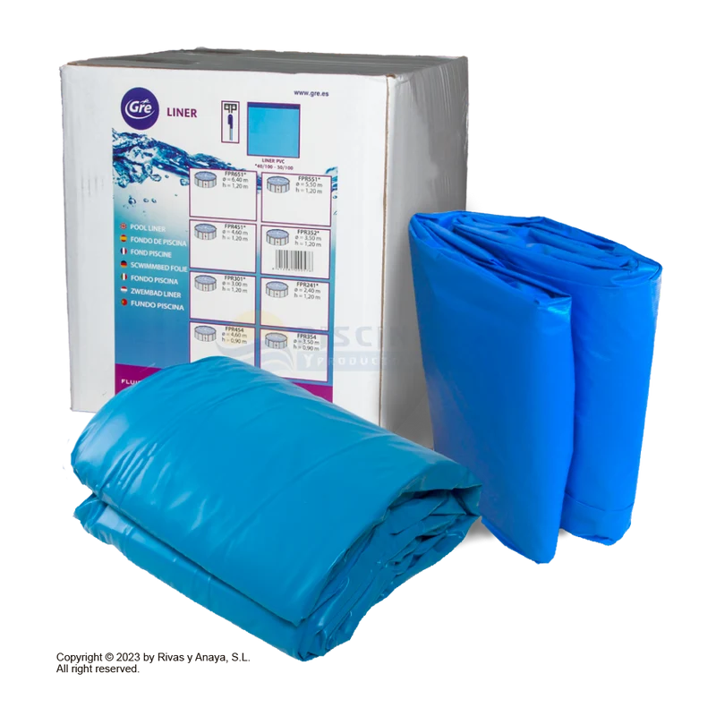 Liner Gre Ø 350x120 cm. para piscina de acero redonda