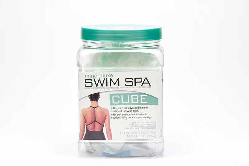 Minéraluxe Cube Swim Spa – Traitement Minéral Hebdomadaire pour Spa de Nage