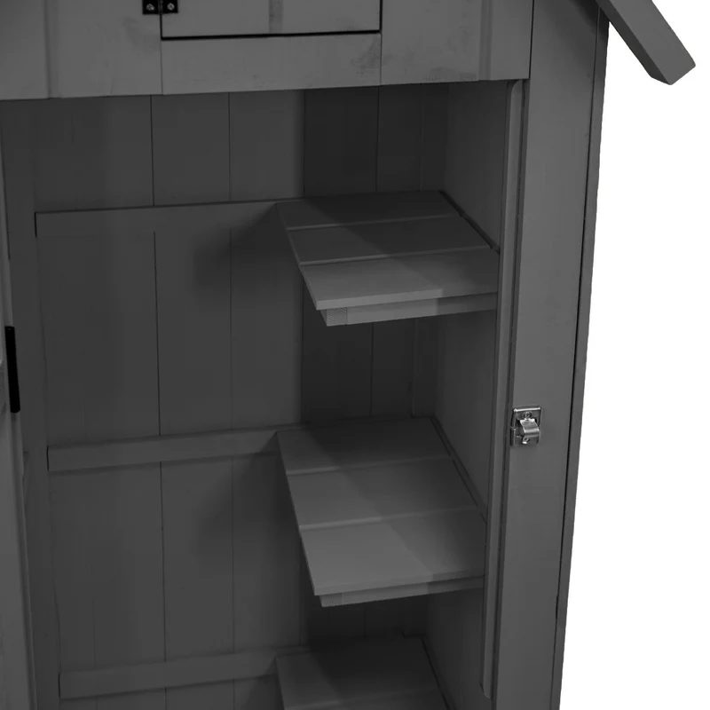 Abri de Jardin en Bois - Gris Foncé