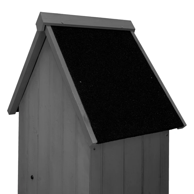Abri de Jardin en Bois - Gris Foncé