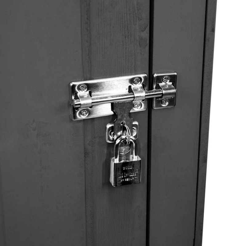 Abri de Jardin en Bois - Gris Foncé