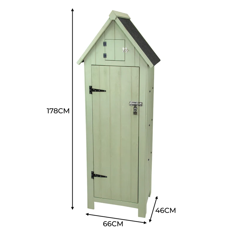 Abri de Jardin en Bois - Vert