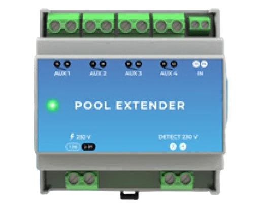 Módulo Pool Extender - extensão 4 auxiliares