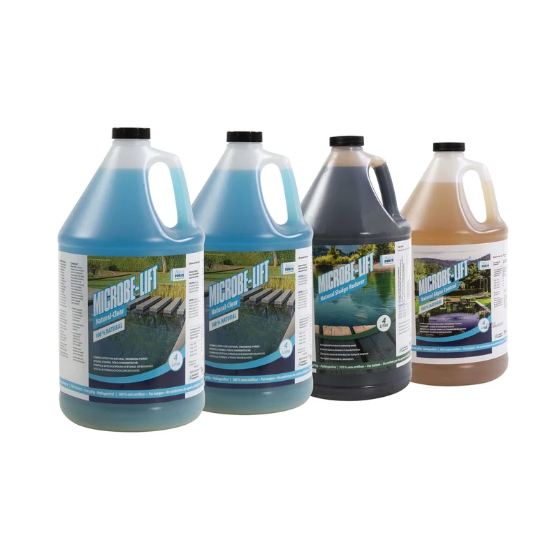 Kit de maintenance pour bassin de baignage et piscine naturelle - Microbe-Lift