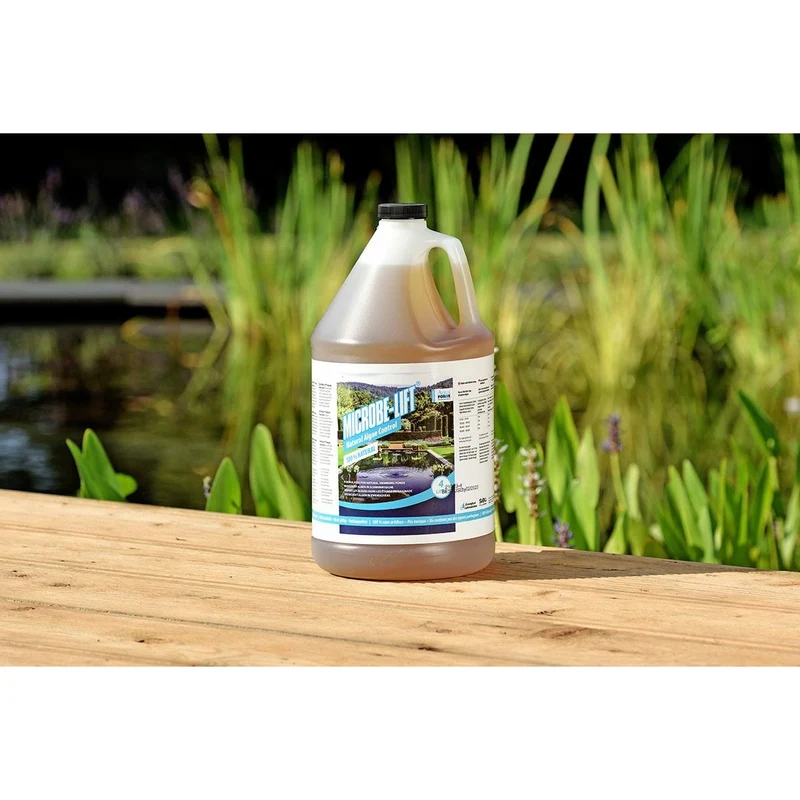 Microbe-Lift Natural Algea Control 4 litres - Paille d'Orge Liquide - Idéal pour Piscine Naturelle