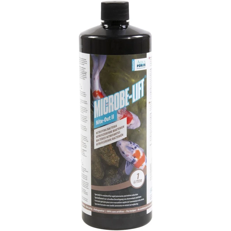 Microbe-Lift Nite-Out II 1 L – Bactéries nitrifiantes anti-ammoniac & nitrites