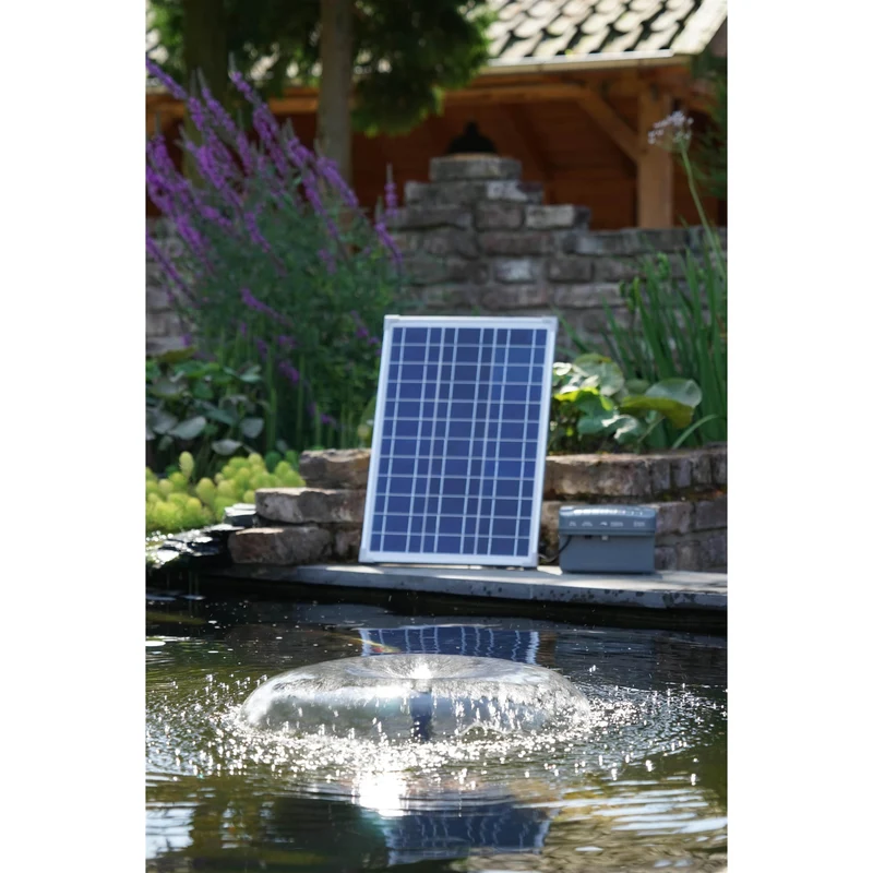 SolarMax 2500 - Pompe de jet d'eau solaire autonome avec accu - Ubbink