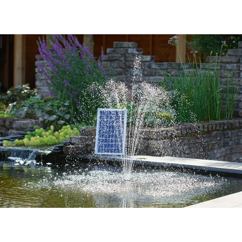 SolarMax 2500 - Pompe de jet d'eau solaire autonome avec accu - Ubbink