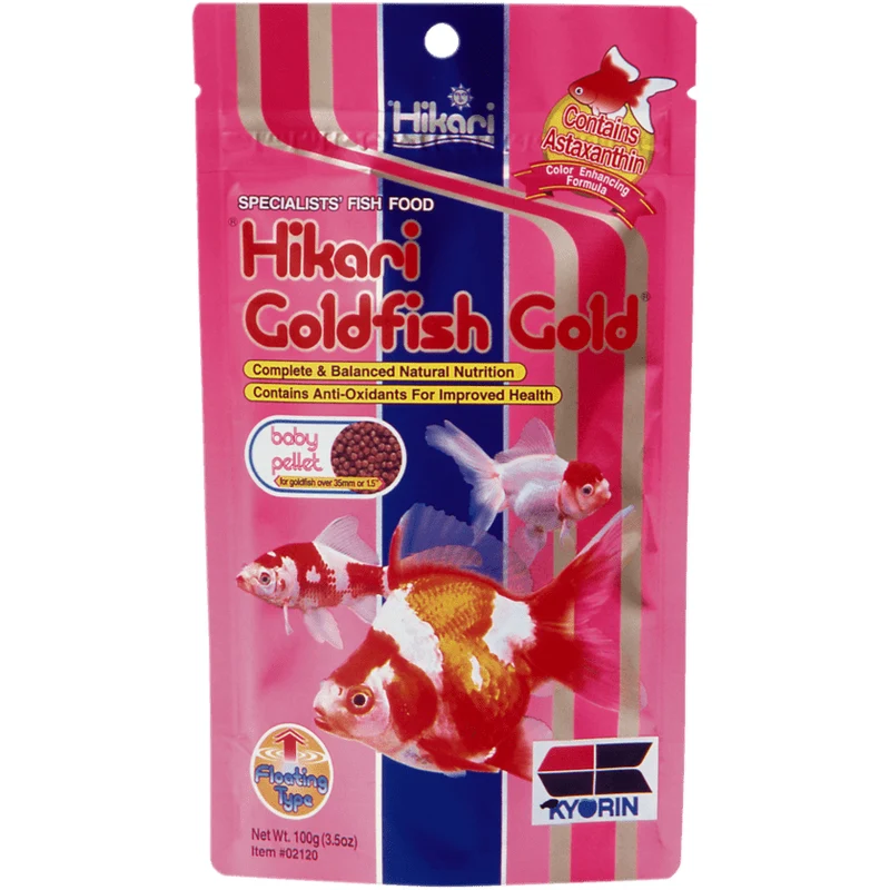 Hikari Goldfish Gold - 100gr - Pour poissons rouges et jeunes koïs