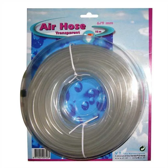 Tuyau flexible pour air transparent 6-9MM- Pack de 15M - Velda