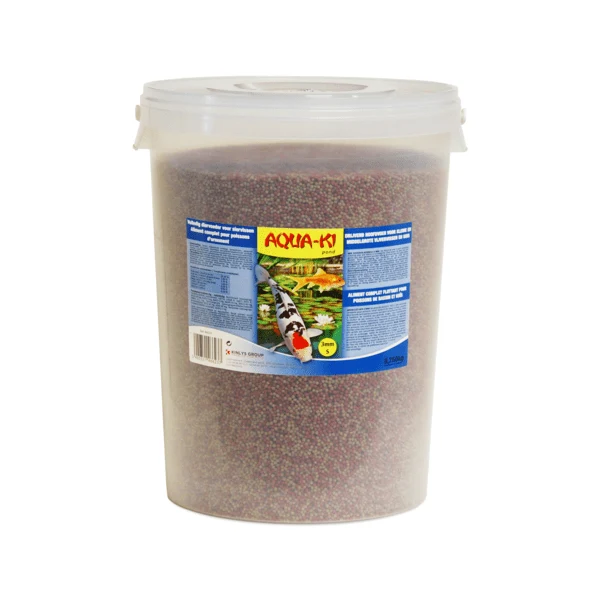 Aqua-Ki Bleu - Mini 3mm 25litres - Nourriture pour poissons rouges et koïs