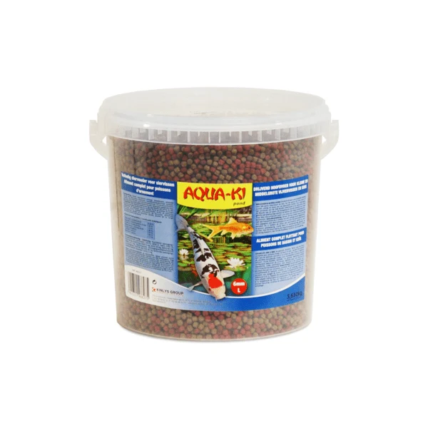 Aqua-Ki Bleu - Maxi 6mm 10litres - Nourriture pour poissons rouges et koïs