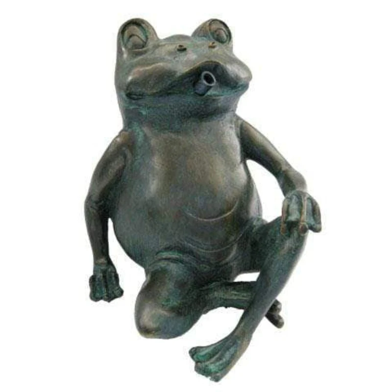 Gargouille Grenouille assise 20CM - Cracheur pour petit jeu d'eau - Ubbink