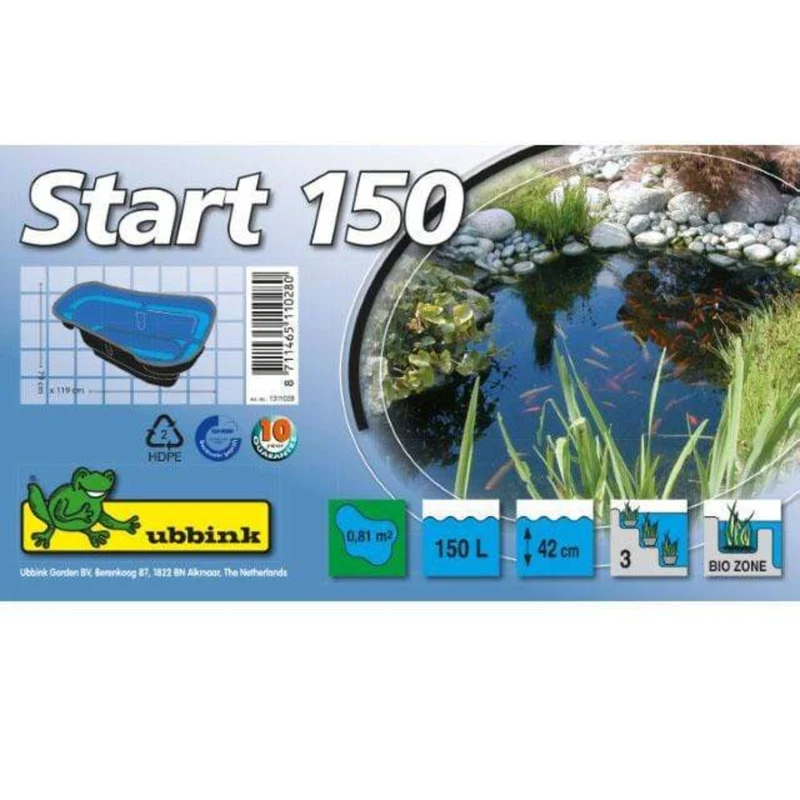Start 150 - Bassin à enterrer 119 x 79 x 42CM - 150litres - Ubbink
