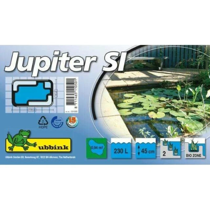 Jupiter SI - Bassin à enterrer 119 x 79 x 45CM - 230litres - Ubbink