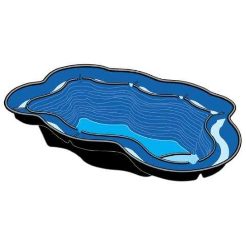 Iris SIII - Bassin à enterrer 205 x 130 x 50CM - 530litres - Ubbink