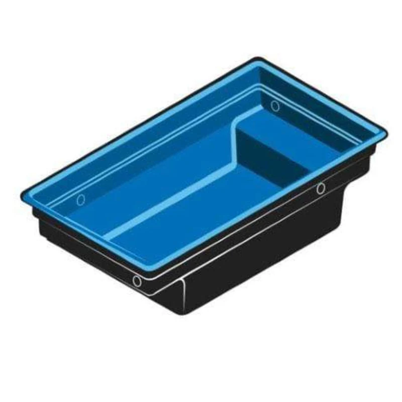 Quadra C2 - Bassin à enterrer 225 x 118 x 70CM - 1500litres - Ubbink