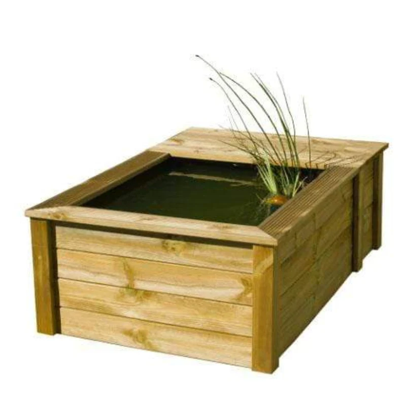 Set QUADRO WOOD III - Set pour bassin en Bois de sapin du Nord